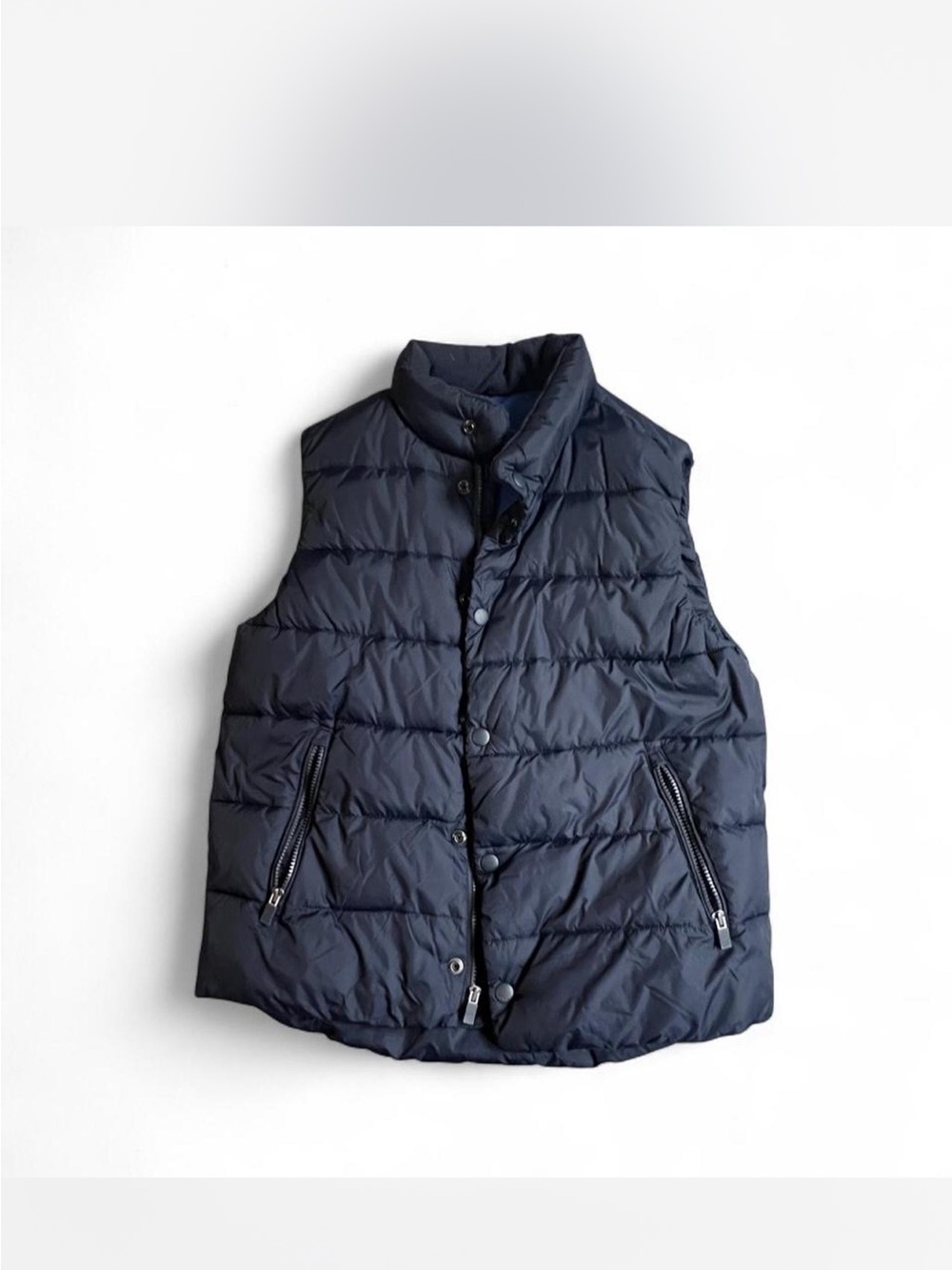 GAP Royal Blue Outerwear Jacket with Black Fleece Collar